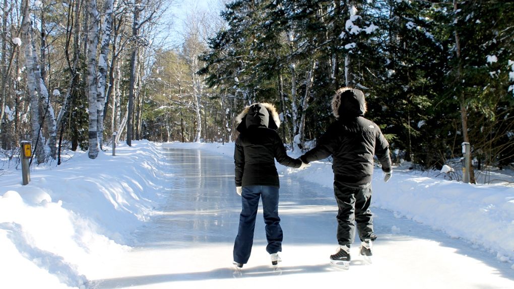 Ice Skating at Arrowhead Provincial Park